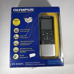 Olympus VN-8100PC Digital Voice‎ Recorder - New Open Box Tested